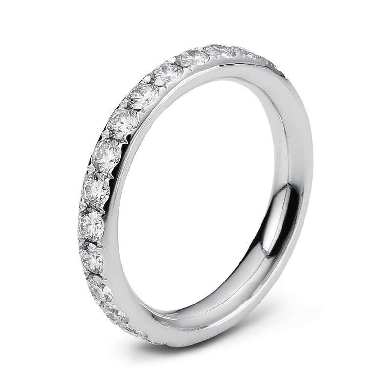 Ring 18 kt WG, 29 Brill. 1,14 ct, TW-vsi/si